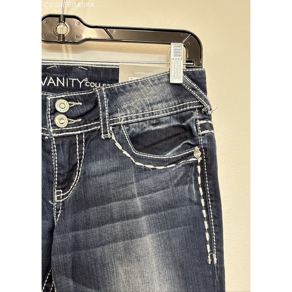 Vanity Blue Premium Original Bootcut‎ Jeans - Size 26x33 - Picture 3 of 10